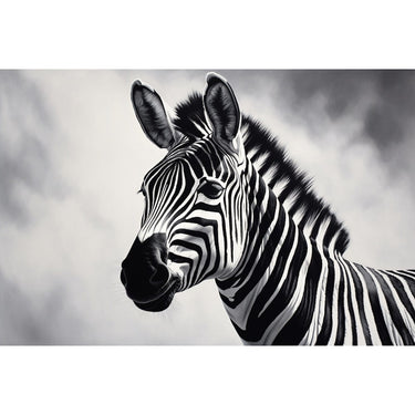 Tableau Noir Et Blanc Zèbre